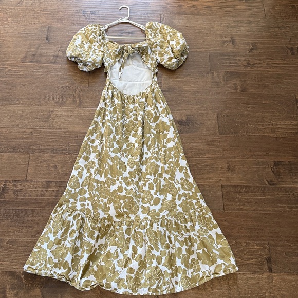 English Factory floral sweetheart cutout maxi dress - Picture 7 of 8